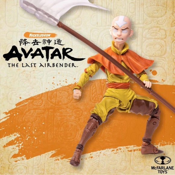 Avatar: The Last Airbender Aang Avatar State Gold Label 7-Inch Action Figure - Picture 9 of 11